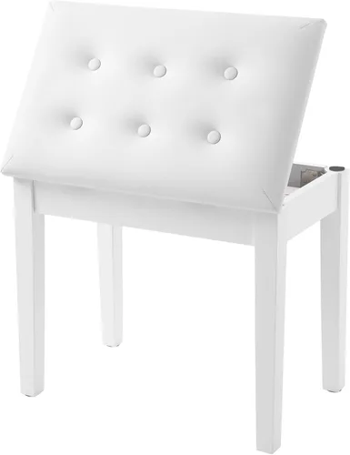 Miniatura 10 de SONGMICS Taburete ajustable de madera para piano con almacenamiento de partituras negro ULPB57H