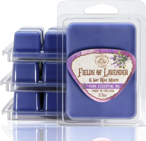 Miniatura 14 de Cera perfumada para calentadores de cera, ambientador aromático, paquete de 4, juego surtido de 6 cubos de fusión, hecho a mano en Estados Unidos