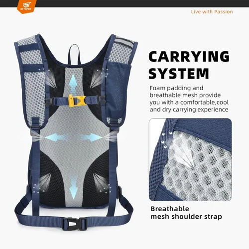 Miniatura 4 de SKYSPER Mochila de senderismo pequeña – Mochila de viaje de 15 L, ligera, resistente al agua, mochilas de senderismo para mujeres y hombres, Pequeño