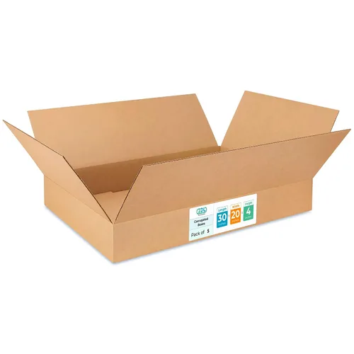 Miniatura 287 de IDL Packaging Paquete de 5 cajas de envío altas de 8 x 8 x 48 pulgadas, extra resistentes de 200 libras frente a caja regular, cajas de mudanza