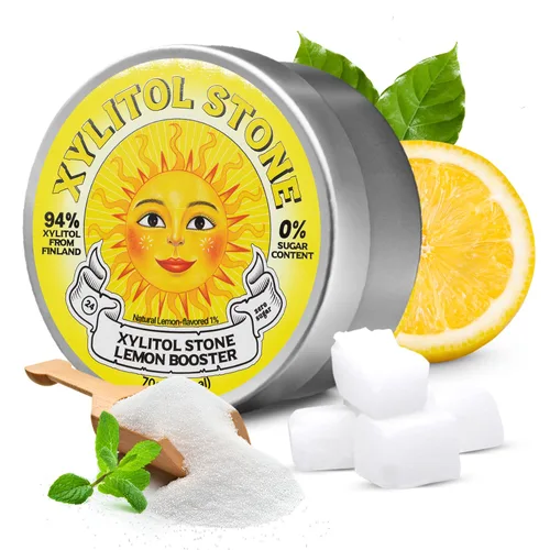 Miniatura 28 de Xylitol Stone Caramelos sin azúcar - Veganos y compatibles con dieta cetogénica, caramelos duros únicos sin azúcar - Dulces con 100% sabor natural