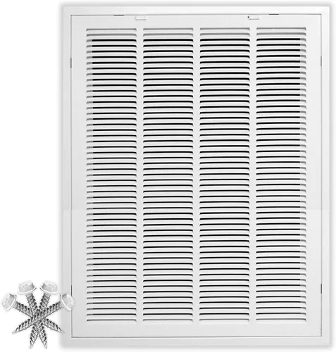 Miniatura 19 de HVAC Premium Rejilla de Filtro de Aire de Retorno de Acero con Apertura de Conducto de 8 x 6, para Filtro de 1 pulgada, Puerta Extraíble, Rejilla