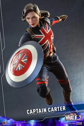 Miniatura 4 de Hot Toys 1:6 Capitán Carter - ¿Qué pasa si...?, Azul