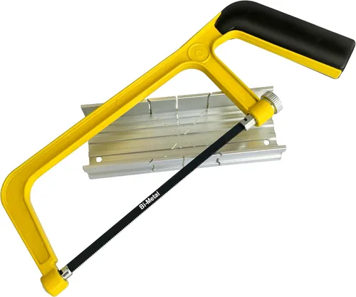 Hanpex Juego de bloques para sierra pequeña y taco para inglete de 6" - Sierra de corte fino extra de 150 mm con hoja de sierra bimetálica