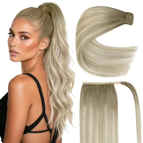 Miniatura 29 de Ve Sunny - Extensión de cabello humano real con pinza, extensiones de cabello lacio con clip, color marrón moca, 20 pulgadas, 2.82 oz