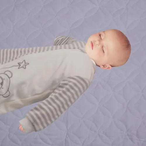 Miniatura 3 de Manta de manga larga para niños pequeños (2-4 años), saco de dormir cálido para bebé con brazos Tog 2.0 de franela de terciopelo para 4 estaciones