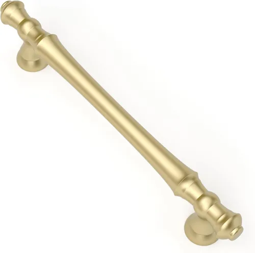 Miniatura 48 de Asidrama 1 paquete de 3 pulgadas (2.992 in) de latón cepillado, tiradores dorados para gabinete de cocina, accesorios para gabinetes de cocina