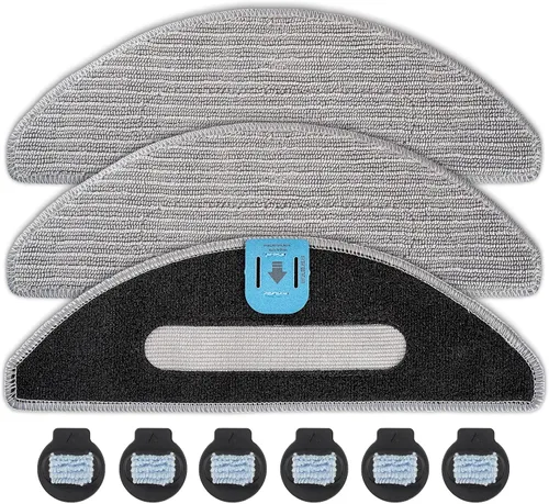 Paquete de 9 almohadillas y mechas para trapeador Combo i5+ para irobot Roomba Combo j5, Combo j5+, Combo i5, Combo i5+ Robot aspirador y trapeador,