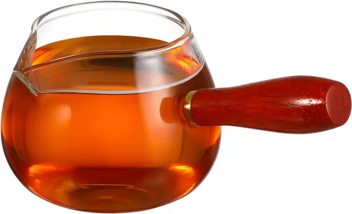 Miniatura 8 de Cacerola de vidrio antiadherente de 11.8 fl oz para pasta, olla pequeña para leche, estufa de vidrio, calentador de mantequilla, olla de cocina