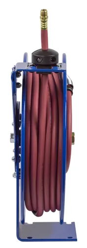 Miniatura 2 de EZ-Coil carrete para manguera seguro de alto rendimiento, 300 psi, incluye manguera, diámetro interno de la manguera 1/4 pulgada, 25 pies