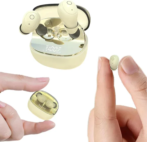 Miniatura 7 de Xmenha Mini auriculares invisibles pequeños para dormir inalámbricos Bluetooth para orejas pequeñas, discretos, de perfil bajo, auriculares ocultos