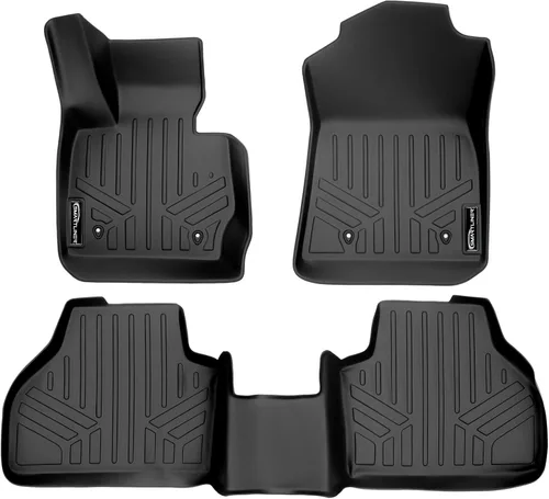 Miniatura 11 de SMARTLINER Juego de alfombrillas de piso personalizadas de primera fila para BMW X3 28d 2015-2017