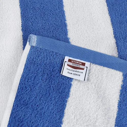 Miniatura 2 de Utopia Towels Paquete de 2 toallas de playa de gran tamaño, 35 x 70 pulgadas, 100% algodón hilado en anillo, altamente absorbentes, súper suaves
