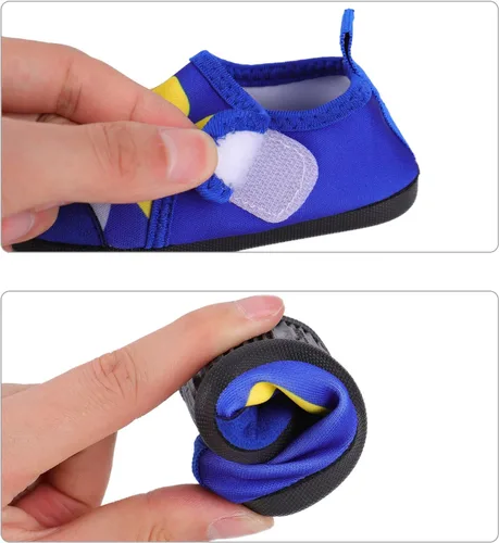 Miniatura 2 de KAKU NANU Zapatos de agua para niños y niñas, bonitos zapatos de natación de dibujos animados, calcetines de agua ligeros de secado rápido
