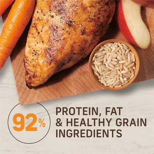 Miniatura 5 de Merrick Healthy Grains - Alimento seco prémium para perros adultos, croquetas saludables y naturales con pollo y arroz integral, bolsa de 12.0 libras