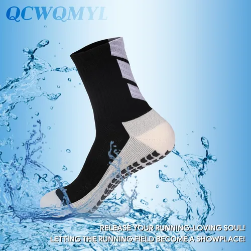 Miniatura 6 de Calcetines de fútbol antideslizantes para jóvenes, calcetines antideslizantes para hombre, 134 pares de calcetines de hospital, calcetines
