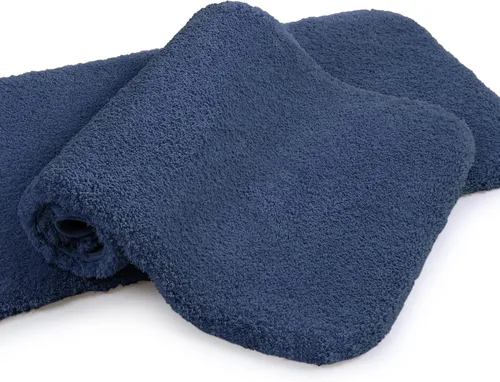 Miniatura 17 de VANZAVANZU Alfombras de Baño Antideslizantes Ultra Suaves Absorbentes de Microfibra Esponjosas Gruesas Alfombras de Baño Lavables a Máquina Gris