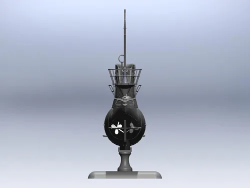 Miniatura 6 de ICM S.010 - Kit de modelo de embarcación militar de plástico U-Boat Tipo IIB (1943), submarino alemán - Escala 1:144