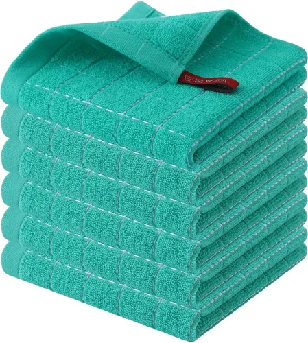 Miniatura 15 de Homaxy Paños de cocina 100% algodón de felpa, toallas de cocina ultra suaves y absorbentes para la cocina, adecuadas para secar y lavar platos