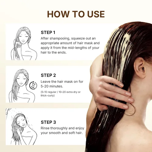 Miniatura 6 de Tratamiento capilar de colágeno acondicionador de reparación profunda Aceite de argán Tratamiento capilar de queratina para cabello seco dañado