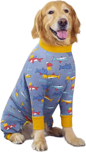 Miniatura 16 de Traje de recuperación para perros después de la cirugía para hembras y machos, camiseta de castración para perros de talla mediana y grande