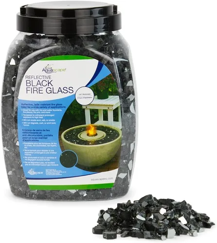 Miniatura 5 de Aquascape Cristal de fuego aguamarina para usar con fuentes de fuego y agua, lugares de fuego, hogueras y más, 1/4 de pulgada, 10 libras 78264