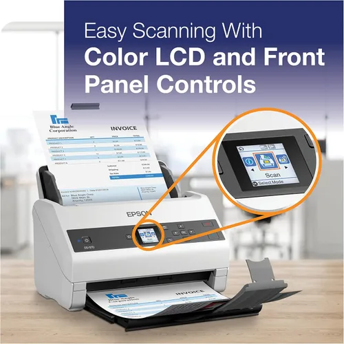 Miniatura 9 de Epson Workforce DS-970 Sheetfed Scanner - 600 dpi Óptico, Color blanco