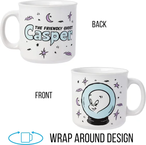 Miniatura 6 de Silver Buffalo Casper The Friendly Ghost - Taza de cerámica, 20 onzas Casper El fantasma amistoso