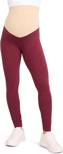 Miniatura 8 de Motherhood Maternity Leggings esenciales elásticos de longitud completa para mujer, ajuste secreto sobre el vientre