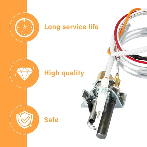 Miniatura 6 de 100112330 9007876 9007877 - Conjunto piloto de calentador de agua compatible con 300 301 Series Whirlpool, apto para A.O.Smith, American, State