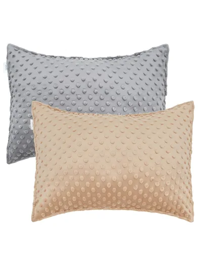 Miniatura 75 de ALVABABY Paquete de 2 fundas de almohada de algodón orgánico para niños pequeños, fundas de almohada para niños de 13 x 18 pulgadas o 12 x 16