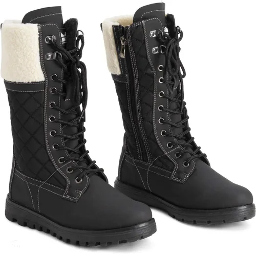 Miniatura 7 de POLAR - Botas térmicas para invierno y nieve, impermeables, cálidas, duraderas y de media pierna para mujer