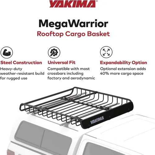 Miniatura 4 de Yakima MegaWarrior canasta de carga para techo de auto