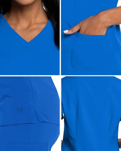 Miniatura 4 de Urbane Performance 9015 - Camiseta quirúrgica de 3 bolsillos para mujer