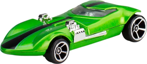 Miniatura 4 de Hot Wheels Paquete de 5 autos y camiones de juguete, juego de 5 vehículos fundidos a presión de la serie animada de Netflix Let's Race!