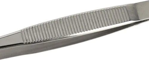 Miniatura 7 de Fdit Pinzas para rastrillo de raíz de bonsái, herramienta de trasplante de precisión 2 en 1 de acero inoxidable con puntas redondeadas suaves