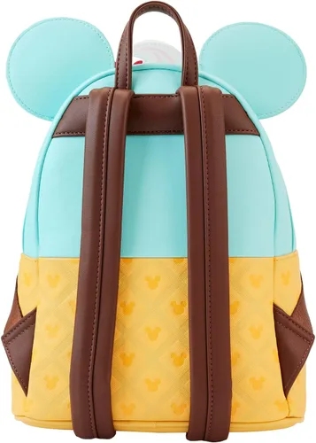 Miniatura 6 de Loungefly Disney Mickey y Minnie Mouse Sweets Ice Cream - Bolso de hombro con doble correa para mujer