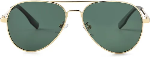 Miniatura 90 de Gleyemor Lentes de sol polarizados estilo aviador para niños y niñas, jóvenes, adolescentes, dos tamaños de 1.969 in y 2.047 in