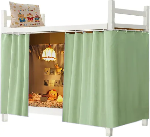 Miniatura 7 de Dorm Home - Cortinas opacas para literas, gruesas y sólidas, cortina de cama, tela para dosel de cama, para hombres y mujeres, cama individual