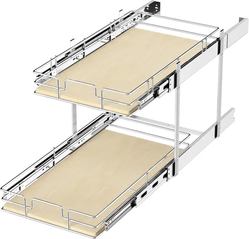 Miniatura 10 de ROOMTEC Organizador de armario extraíble de 20 pulgadas de ancho x 21 pulgadas de profundidad, organizador de armario de cocina y almacenamiento