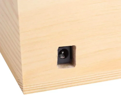 Miniatura 9 de Cryfokt Dont Touch - Caja de madera electrónica USB para ahorrar dinero, divertida e interactiva, juguete para aliviar el estrés, decoración