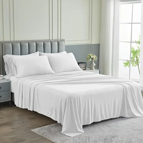 Miniatura 26 de Pure Bedding Sábanas – Juego de sábanas individuales [3 piezas, azul cielo] – Hotel Luxury 1800 microfibra cepillada – Suave y transpirable – Sábana