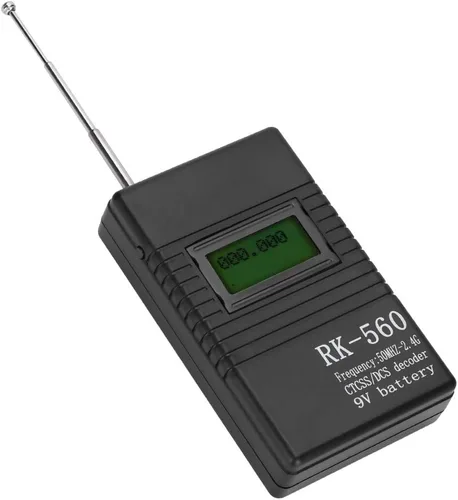 Contador de frecuencia portátil, RK560 preciso 50 MHz-2.4 GHz, contador de frecuencia, prueba de radiofrecuencia portátil, para radio de dos vías