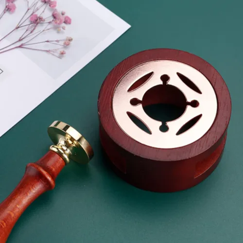 Miniatura 7 de Cuentas de sellado de cera, 300 cuentas de sello de cera blanca perla, 1 calentador de sello de cera de madera, 1 cuchara derretida y 10 velas de té