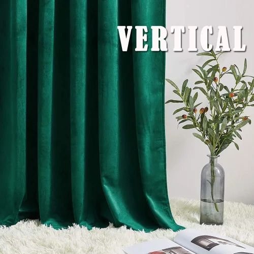 Miniatura 42 de RYB HOME Cortinas opacas de terciopelo para dormitorio, aislamiento térmico, privacidad, luz solar, bloqueo de calor, cortinas lujosas con bolsillo