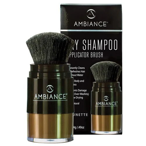 Miniatura 11 de Ambiance Dry Shampoo 3 en 1 limpia, cubre y oculta. Absorbe aceite para refrescar el cabello, aumentar el cuerpo y el brillo. Cubre raíces y grises
