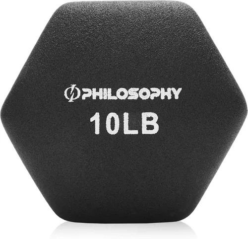 Miniatura 3 de Philosophy Gym Juego de 2 mancuernas de neopreno con forma hexagonal