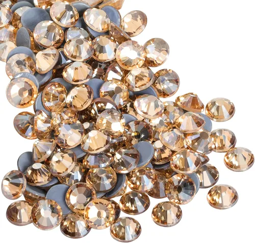 Miniatura 37 de Beadsland Hotfix - 2880 diamantes de imitación de cristal con parte trasera plana para manualidades, ropa, decoraciones de bricolaje, cristal AB