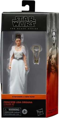 Miniatura 5 de STAR WARS The Black Series Princess Leia Organa (Yavin 4) Figura de acción coleccionable de 6 pulgadas, escala A New Hope, para niños de 4 años