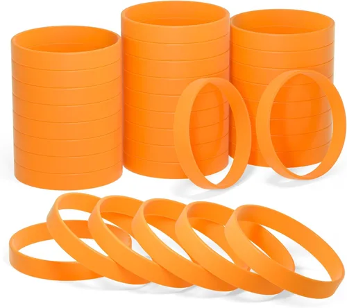 Miniatura 11 de 120 pulseras de goma de silicona verde unisex para equipos deportivos, juegos de fiesta, moda para el día de San Patricio, decoración de pulseras